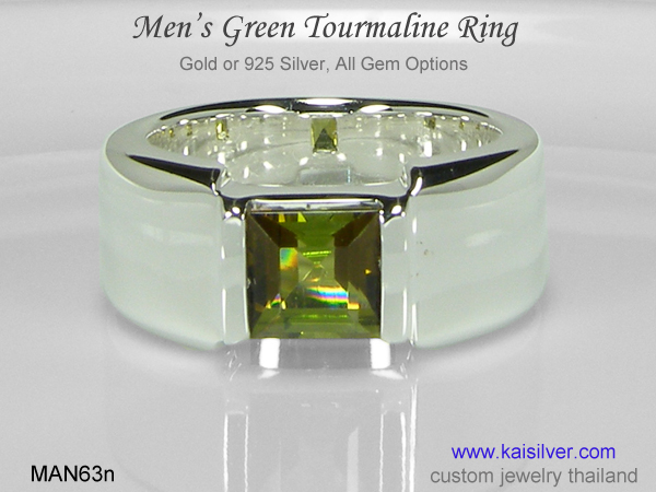 gemstone ring for men