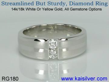 diamond gold rings, yellow or white gold