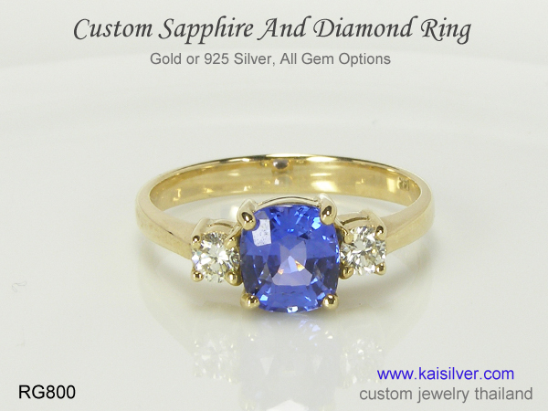 sapphire diamond ring