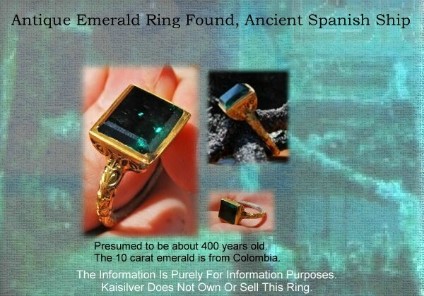 Big emerald ring, antique emerald gold ring with large emerald