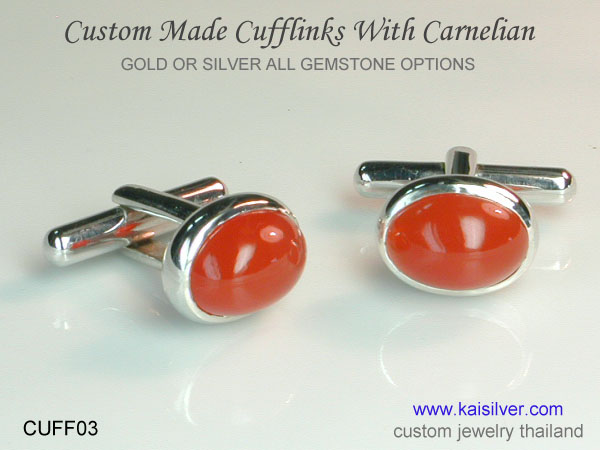 gemstone cufflinks 