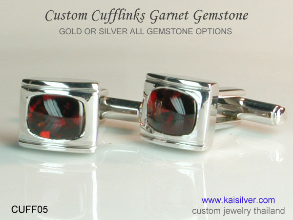 gemstone cufflinks