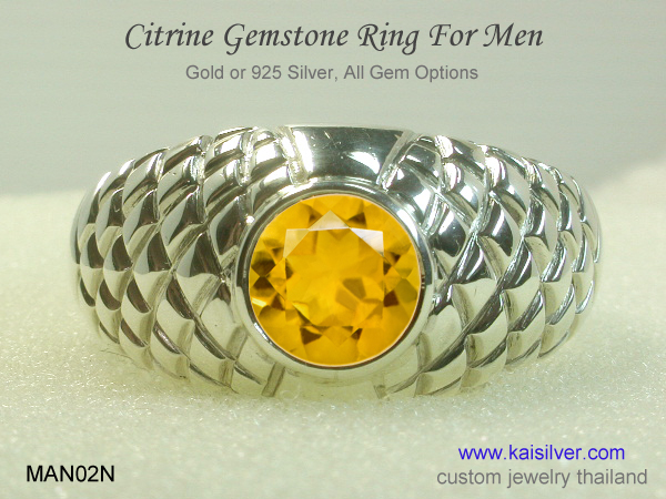 custom made man ring