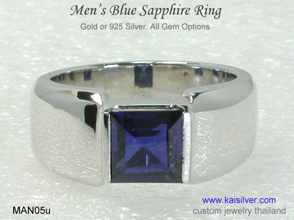 men's sapphire rings