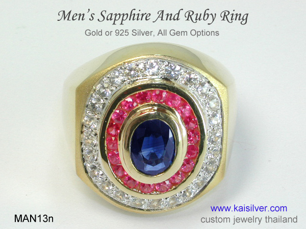 big sapphire ring