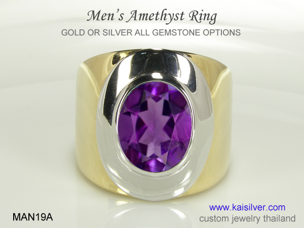 amethyst ring for men