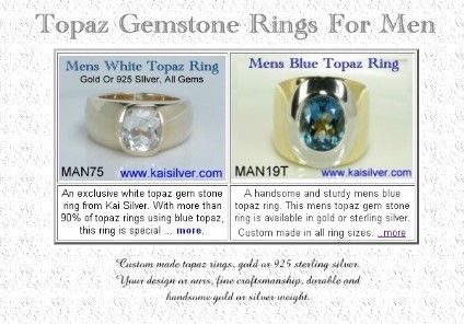 mens topaz rings