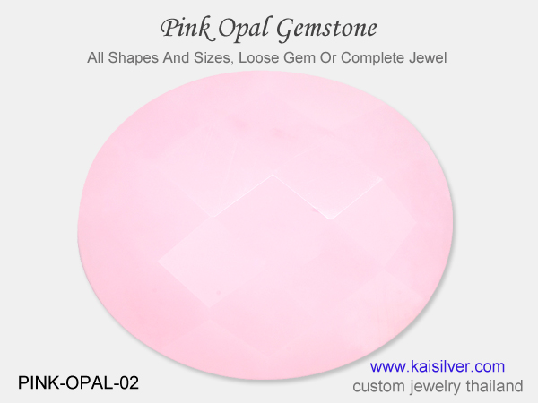 pink opal gemstone 