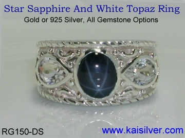 star sapphire ring