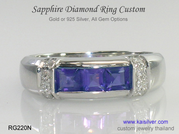 sapphire band