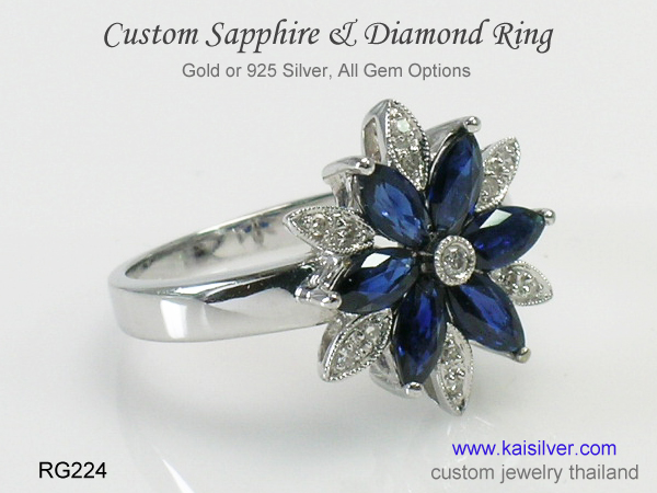 sapphire gemstone ring