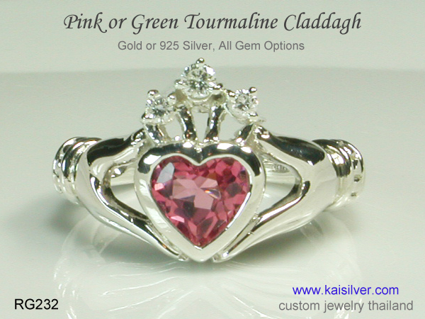 claddagh ring kaisilver thailand