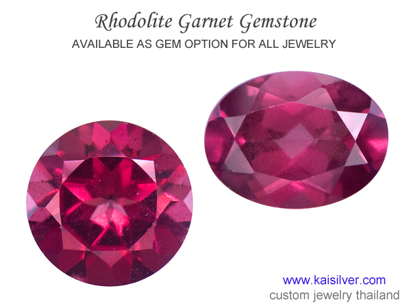 rhodolite garnet gemstone