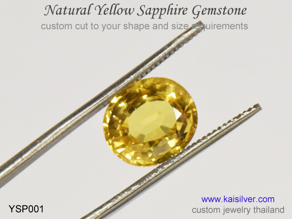 yellow sapphire ring for men